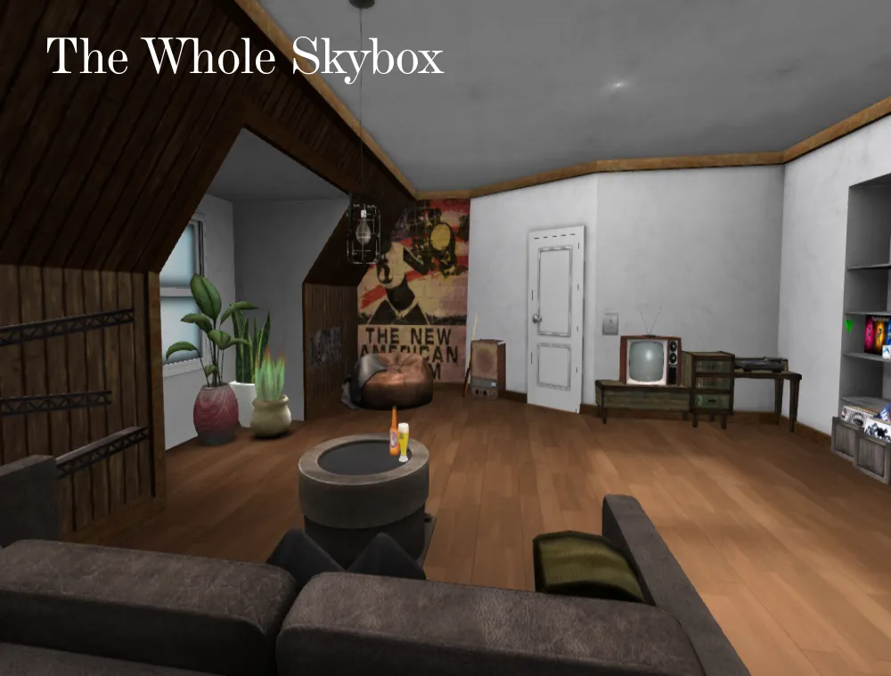 The whole skybox